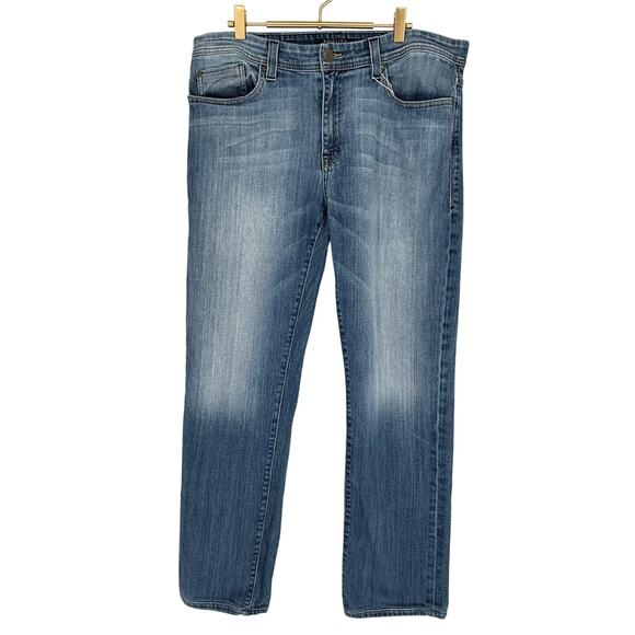 Fidelity Denim Jimmy Straight Leg Blue Jeans Men's Denim Size W36 Light Wash - Picture 1 of 10